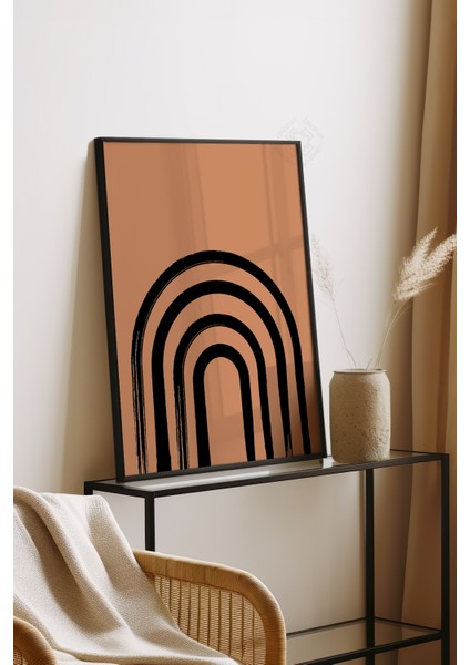 Bohemian Serisi Siyah Çerçeveli Poster, Tablo NO:139