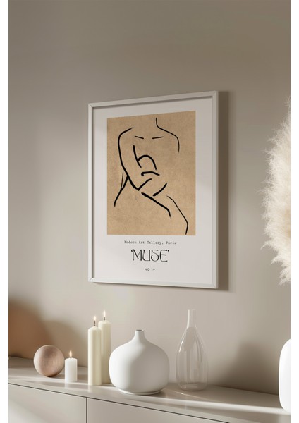 Bohemian Serisi Beyaz Çerçeveli Poster, Tablo No:83