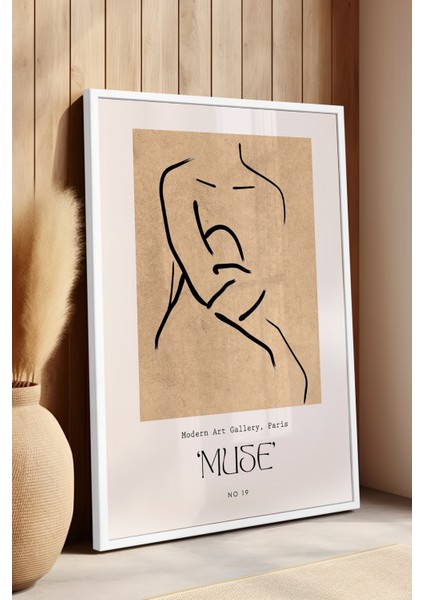 Bohemian Serisi Beyaz Çerçeveli Poster, Tablo No:83 fırsatları