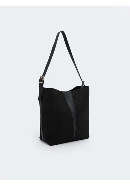 Yeni Sezon Süet Görünümlü Kadın Omuz Çantası ve Cüzdan fırsatları