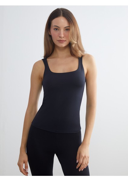 Yeni Sezon Kare Yaka Askılı Kadın Atlet