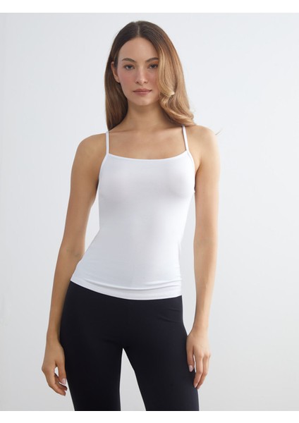 Yeni Sezon Kare Yaka Askılı Kadın Atlet