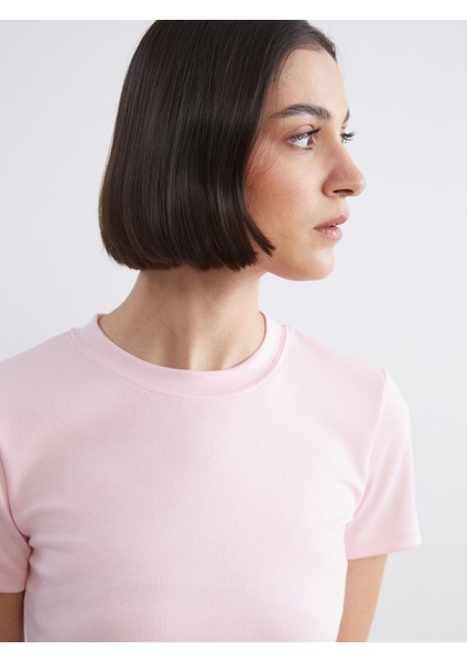 Yeni Sezon Bisiklet Yaka Kadın Tişört