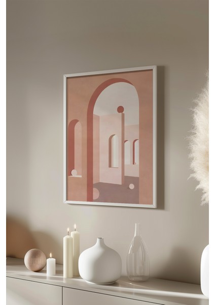 Bohemian Serisi Beyaz Çerçeveli Poster, Tablo No:30