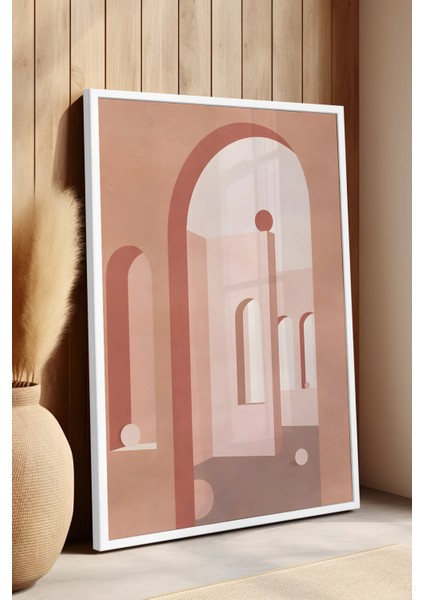 Bohemian Serisi Beyaz Çerçeveli Poster, Tablo No:30 fırsatları