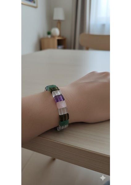 Çakra Bileklik Rolex Modeli – 7 Çakra Doğal Taş Bileklik, Enerji Dengeleyici Şifa Taşı, El Yapımı Unisex Takı modelleri
