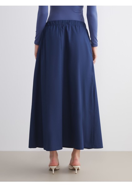 Yeni Sezon Beli Lastikli Poplin A Kesim Etek indirimleri