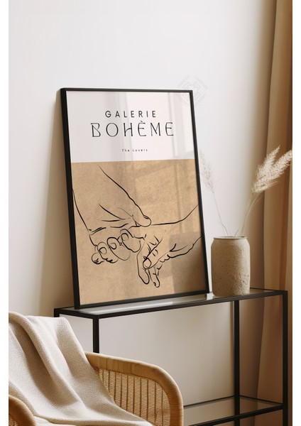 Bohemian Serisi Siyah Çerçeveli Poster, Tablo No:70