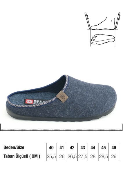 Erkek Kışlık Keçe Rahat Iç Taban Pu Alt Taban Ev Bahçe Gondol Terlik fiyatları