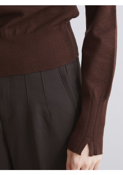 Yeni Sezon Bisiklet Yaka Kadın Triko Kazak modelleri