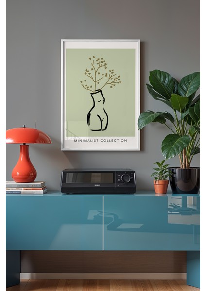 Bohemian Serisi Beyaz Çerçeveli Poster, Tablo No:58 fiyatları