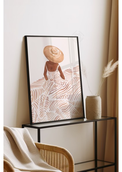Bohemian Serisi Siyah Çerçeveli Poster, Tablo No:27