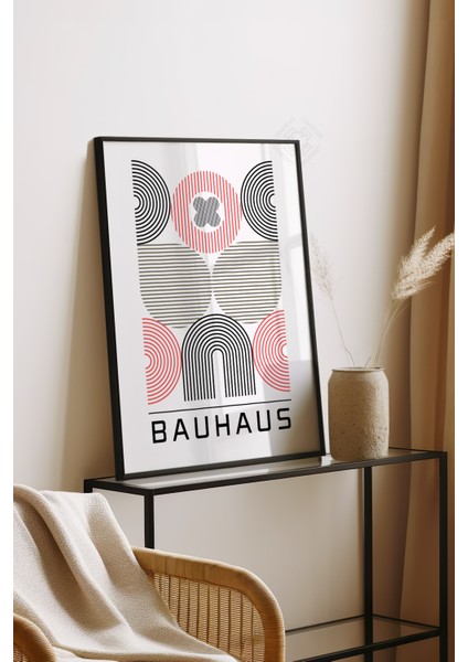 Bauhaus Serisi Siyah Çerçeveli Poster, Tablo NO:109 fırsatları