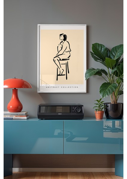 Bohemian Serisi Beyaz Çerçeveli Poster, Tablo No:93 fiyatları
