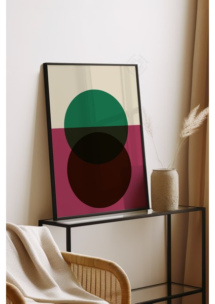 Bauhaus Serisi Siyah Çerçeveli Poster, Tablo No:77 fırsatları