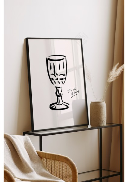 Bohemian Serisi Siyah Çerçeveli Poster, Tablo No:73