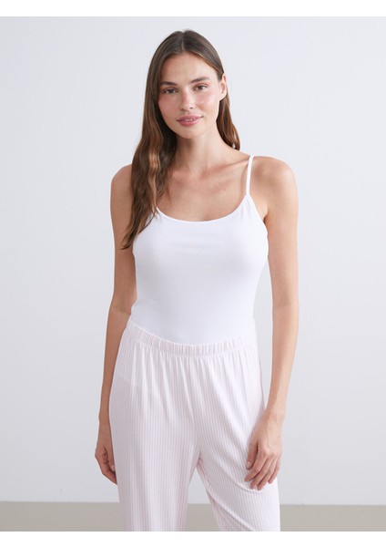 Yeni Sezon U Yaka Kadın Bodysuit