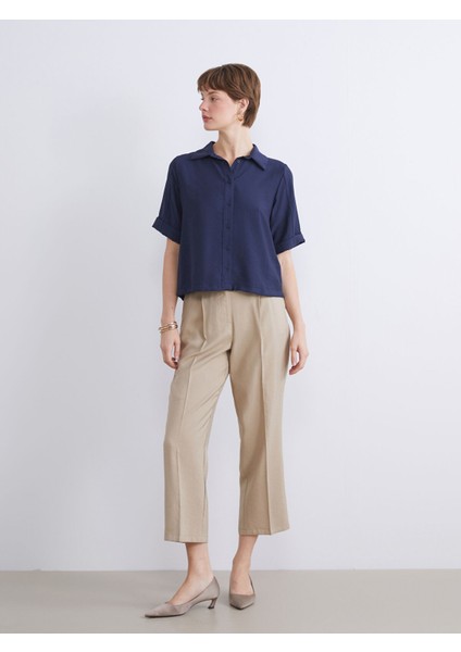 Yeni Sezon Beli Lastikli Kadın Pantolon