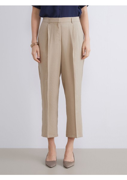 Yeni Sezon Beli Lastikli Kadın Pantolon modelleri