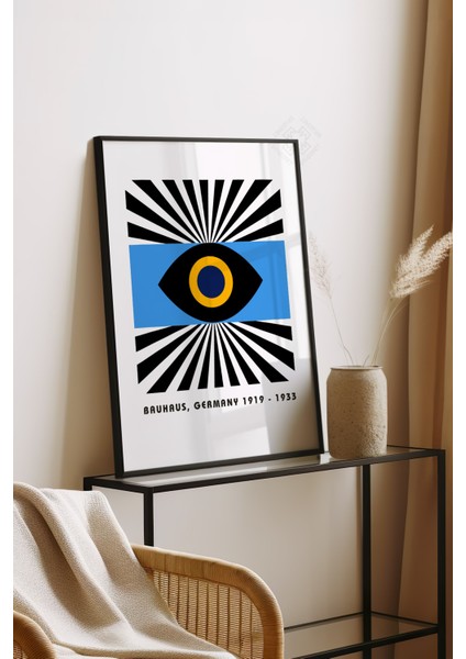 Bauhaus Serisi Siyah Çerçeveli Poster, Tablo NO:114 fırsatları