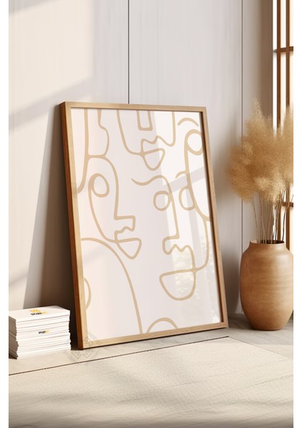Bohemian Serisi Ahşap Çerçeveli Poster, Tablo NO:147 fırsatları