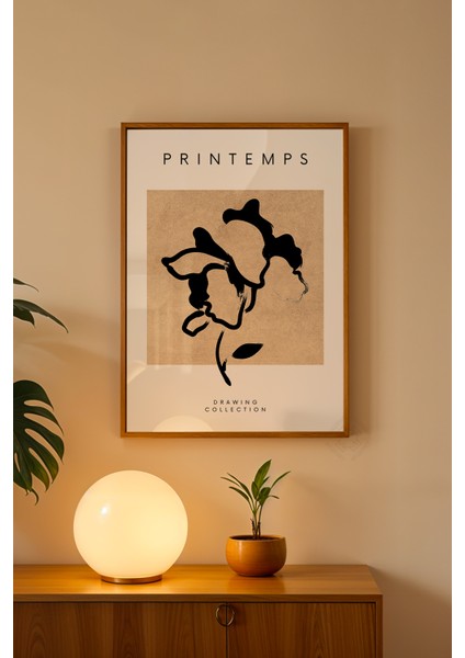 Bohemian Serisi Ahşap Çerçeveli Poster, Tablo NO:107 fiyatları