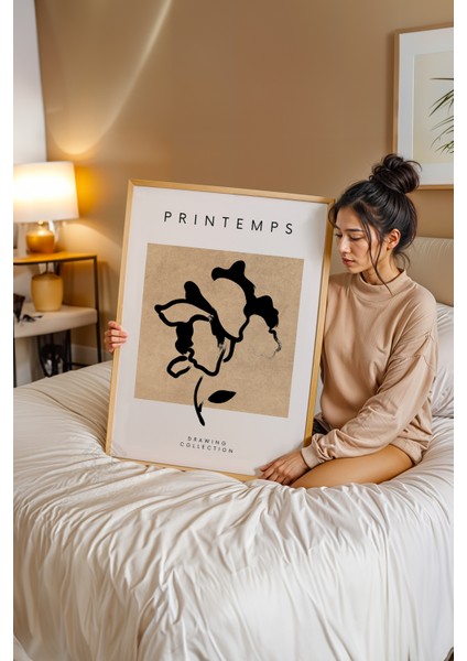 Bohemian Serisi Ahşap Çerçeveli Poster, Tablo NO:107 modelleri