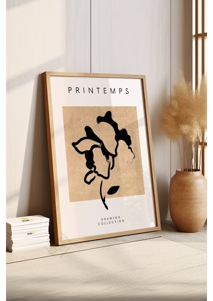 Bohemian Serisi Ahşap Çerçeveli Poster, Tablo NO:107 fırsatları