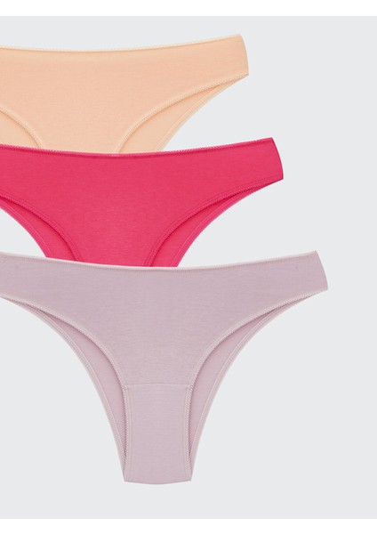 Yeni Sezon Düz Brazilian Külot 3'lü modelleri
