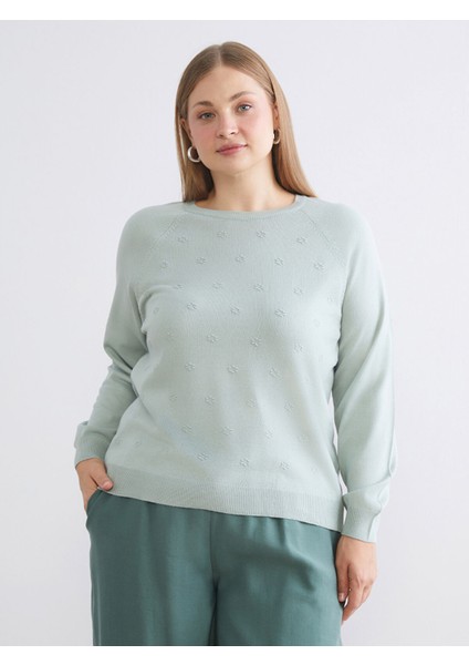 Yeni Sezon Bisiklet Yaka Çiçekli Kadın Triko Kazak fiyatları