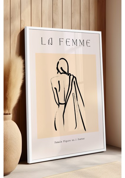 Bohemian Serisi Beyaz Çerçeveli Poster, Tablo NO:100 fırsatları