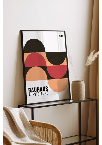 Bauhaus Serisi Siyah Çerçeveli Poster, Tablo No:88 fırsatları