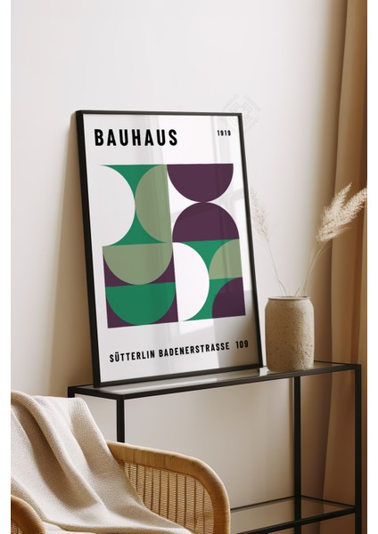 Bauhaus Serisi Siyah Çerçeveli Poster, Tablo No:92 fırsatları