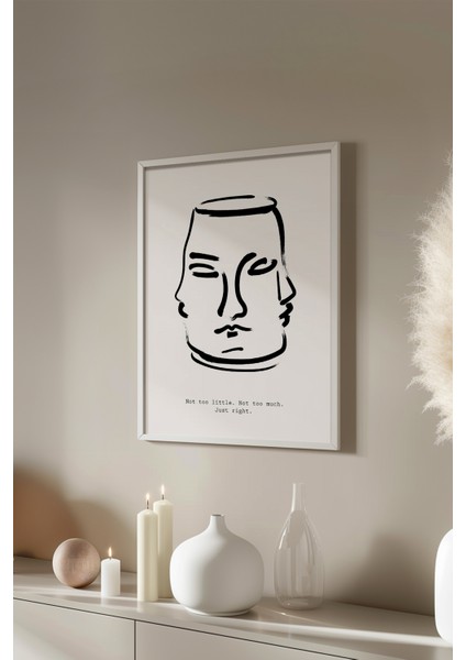 Bohemian Serisi Beyaz Çerçeveli Poster, Tablo No:72