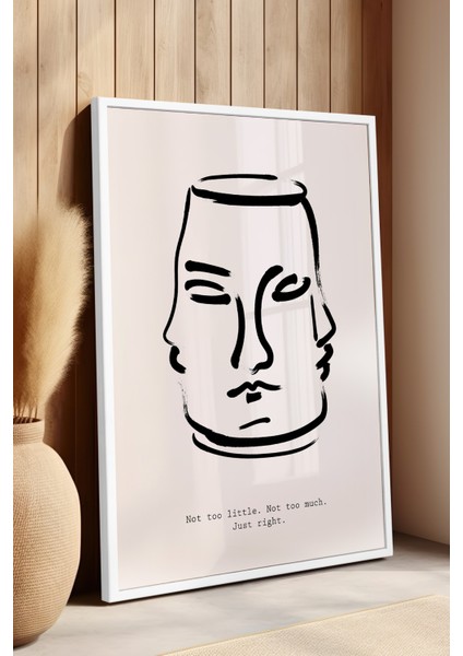 Bohemian Serisi Beyaz Çerçeveli Poster, Tablo No:72 fırsatları