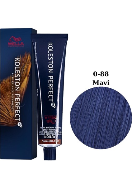 Koleston Perfect Me Tüp Boya 60 ml 0/88 Mavi fiyatları