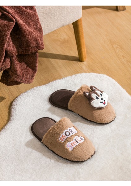 Yeni Sezon Nakışlı Pelüş Kadın Ev Terliği fiyatları