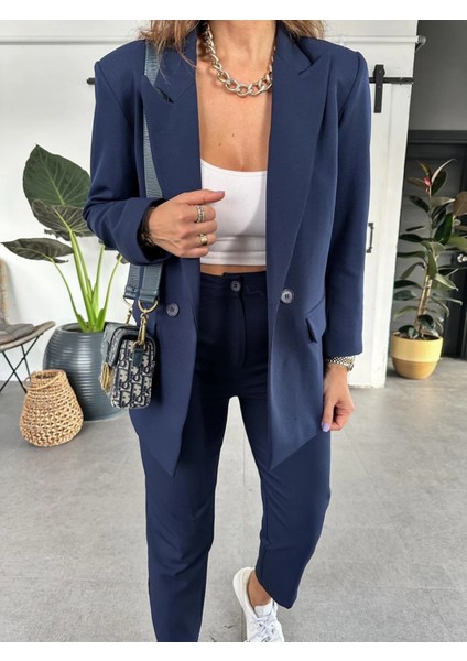 Zr Orijinal Marka Ceket Pantolon Klasik Takım Astarlı Ceket Havuç Pantolon