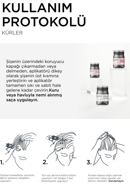 Densifique Saç Yoğunluğu ve Dolgunluğunu Artıran Kadınlar Için Saç Derisi Bakım Kürü 42*6ml 42*6ml