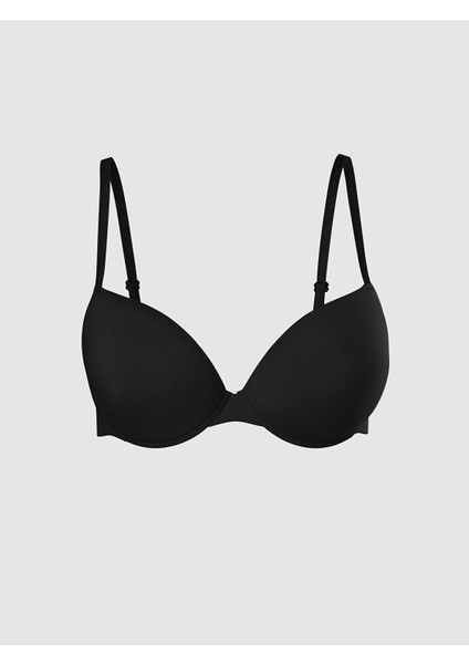 Yeni Sezon Balenli Dolgulu Düz Tişört Sütyen