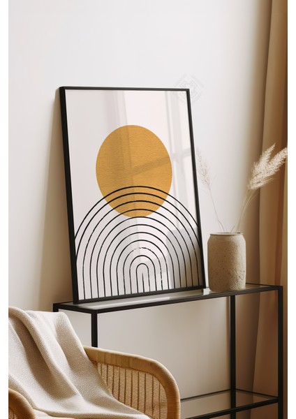 Bohemian Serisi Siyah Çerçeveli Poster, Tablo No:22