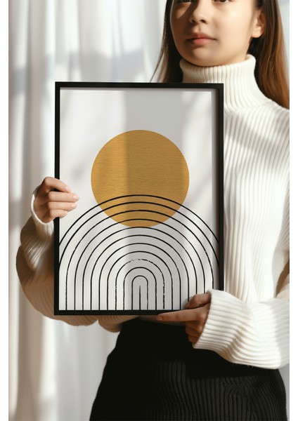 Bohemian Serisi Siyah Çerçeveli Poster, Tablo No:22 modelleri