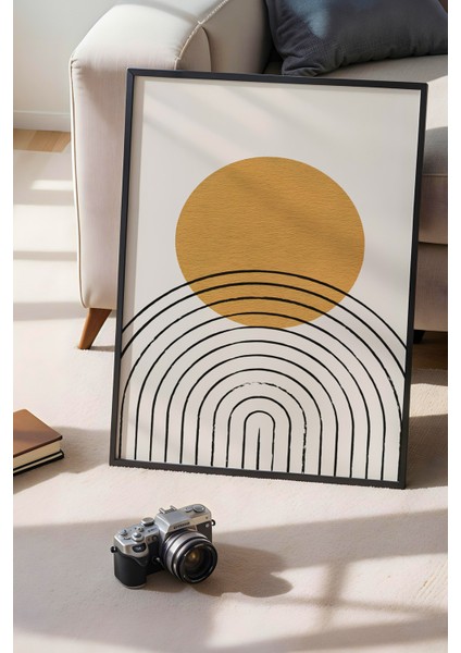 Bohemian Serisi Siyah Çerçeveli Poster, Tablo No:22 fırsatları