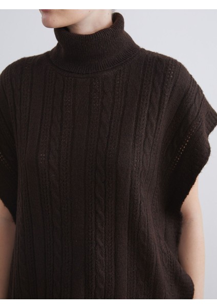 Yeni Sezon Balıkçı Yaka Ajurlu Kadın Triko Süveter modelleri