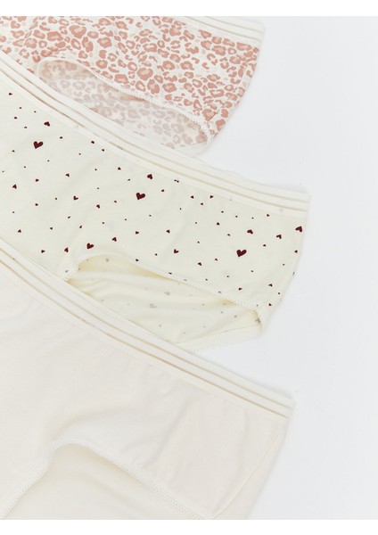 Yeni Sezon Desenli Hipster Külot 3'lü modelleri