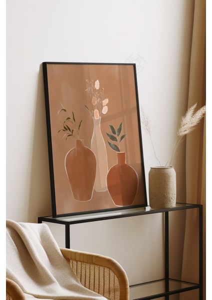 Bohemian Serisi Siyah Çerçeveli Poster, Tablo No:35