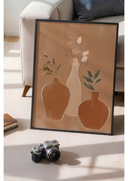 Bohemian Serisi Siyah Çerçeveli Poster, Tablo No:35 fırsatları