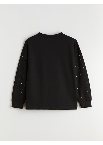 Yeni Sezon Taşlı Oversize Kadın Sweatshirt Tunik fiyatları