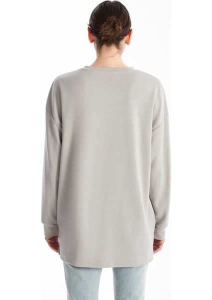 Yeni Sezon Nakışlı Oversize Kadın Sweatshirt Tunik fırsatları