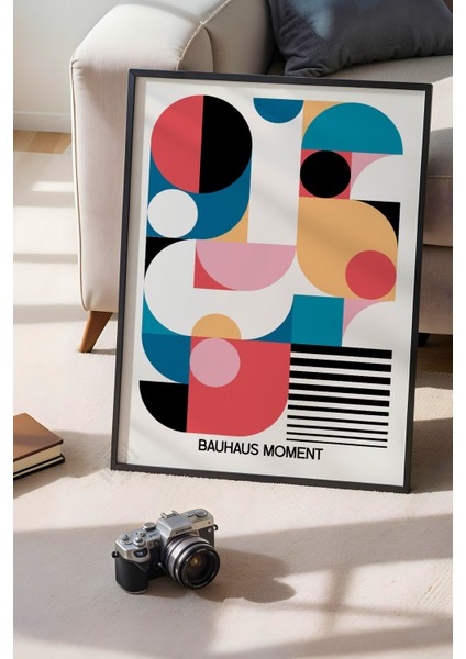 Bauhaus Serisi Siyah Çerçeveli Poster, Tablo NO:119